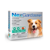 Nexgard 68 mg Perros (10.1 Kg a 25 Kg) x 3 Tabletas